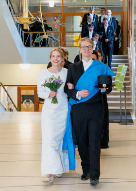 Elina Mäkelä ja Matti Sarvimäki 2022