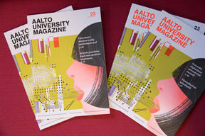 Aalto University Magazine 23. Photo: Anni Kääriä.