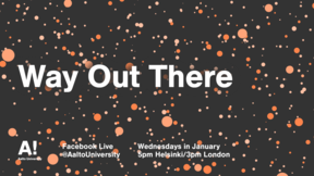 Our new Facebook Live Series, Way Out There, kicks off on 9 January
