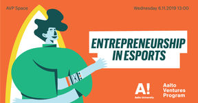 Cover photo for AVP Masterclass: Entrepreneurship in esports