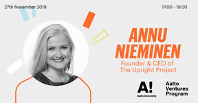 Banner for Thought Leaders' Talk by Annu Nieminen