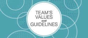 Team's Values and Guidelines Banner