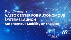 Digi Breakfast: ACAS launch: Autonomous Mobility on the Rise
