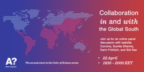 Flyer for the second color of science event 22 April