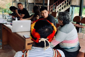 A workshop in the Ecuadorian Amazon.