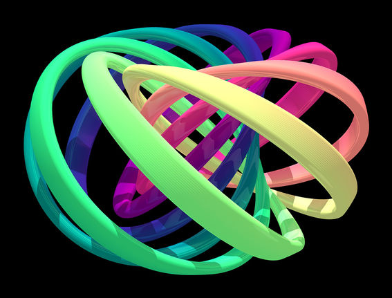 Quantum knot. Figure credit: David Hall