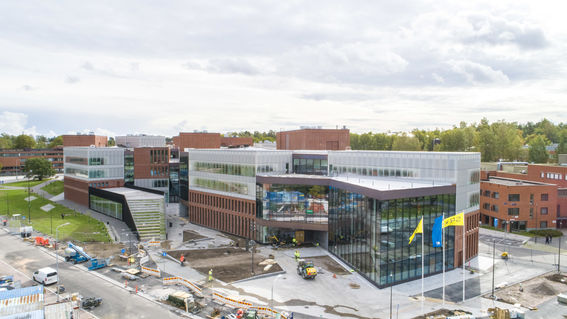 Kauppakorkeakoulun uusi rakennus syyskuussa 2018 Kuva: Mikko Raskinen / Aalto-yliopisto