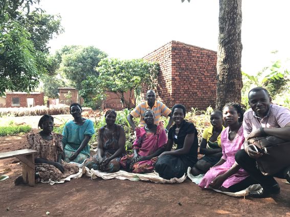 The photo shows a group of female farmers in Uganda. Photo by Vida Bobić.
