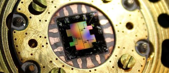 Photo of a quantum circuit