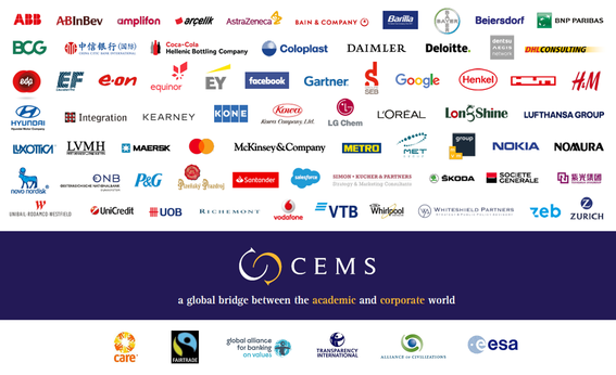 CEMS Corporate and Social Partners in 2020