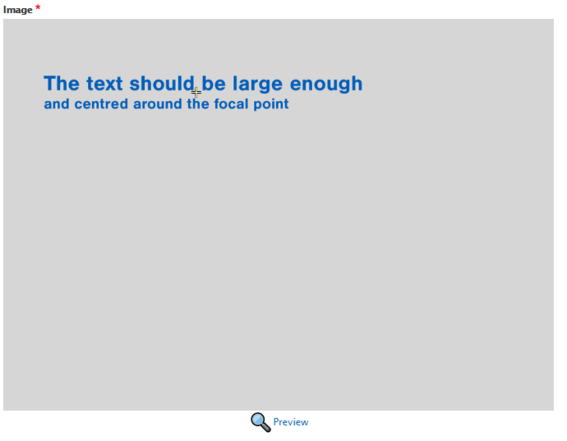 Drupal Example of text in image with focal point