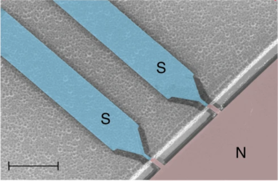 Superconductor-insulator-normal metal tunnel junction