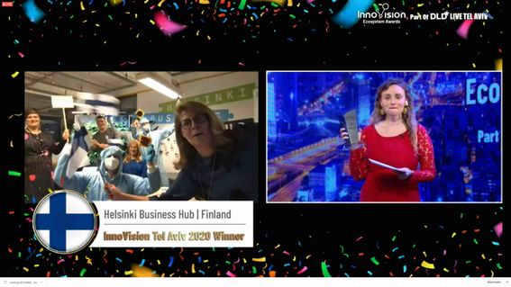 Helsinki Business Hub wins InnoVision 2020