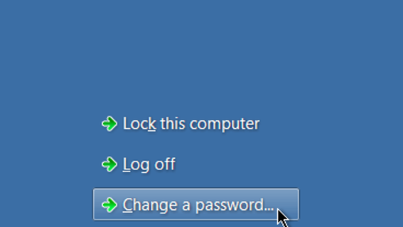 Change a password