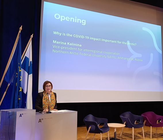 Marina Kalinina, Vice-president for interregional cooperation Northern Arctic Federal University, Russia