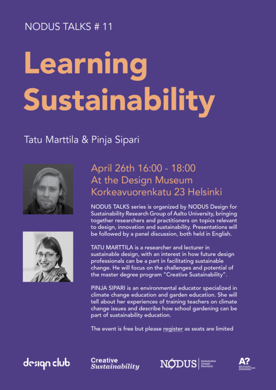 Learning Sustainability event poster