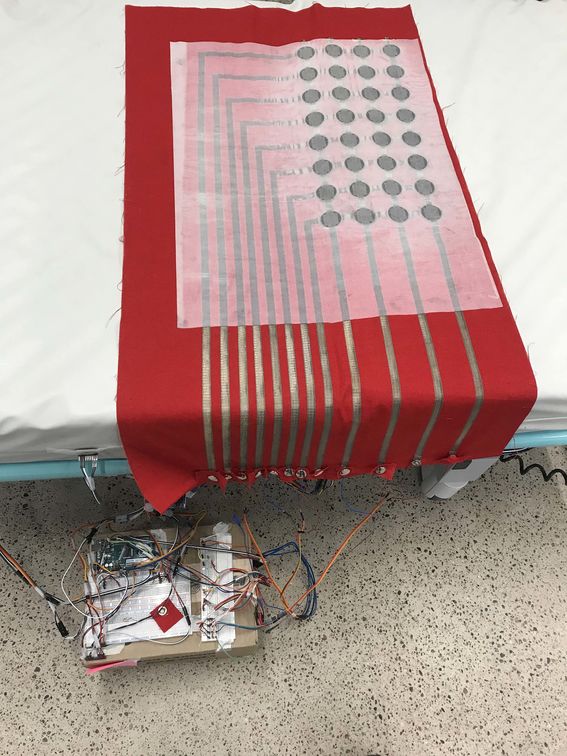 Prototype of smart seat cushion cover
