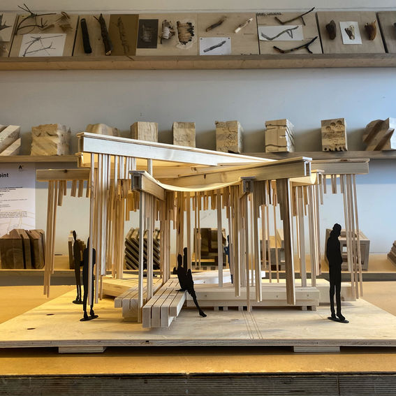 Huoju-A pavilion scale model. Photo Kim Gygax