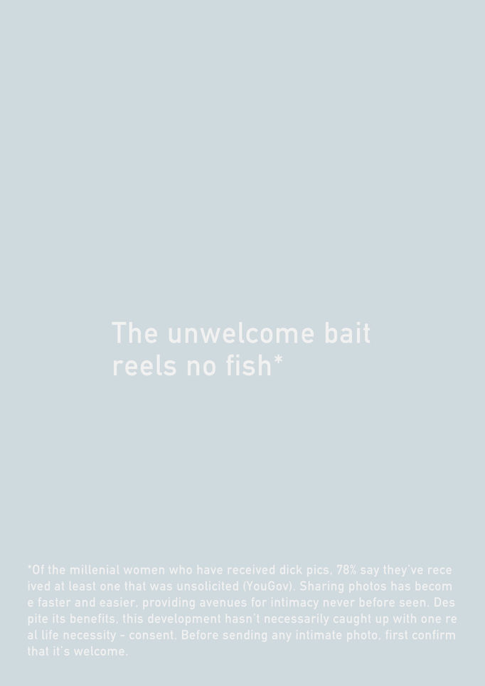 The unwelcome bait reels no fish