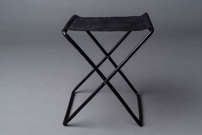 Camping stool made of nanocellulose and Ioncell
