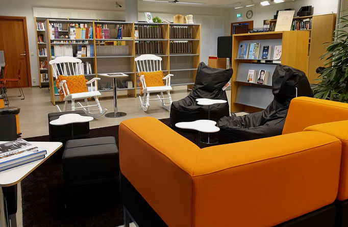 Cozy premises of the Mikkeli Campus Library
