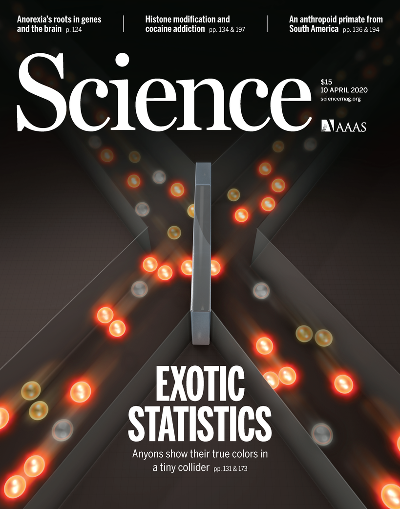 Cover image of science magazine