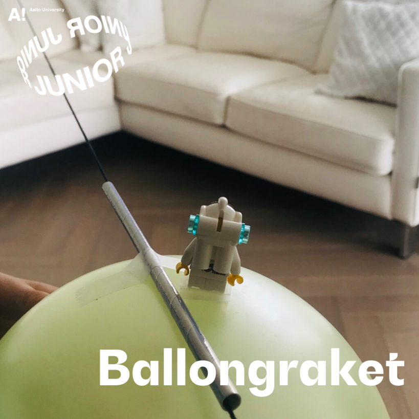 Aalto Junior online instructions for balloon rocket