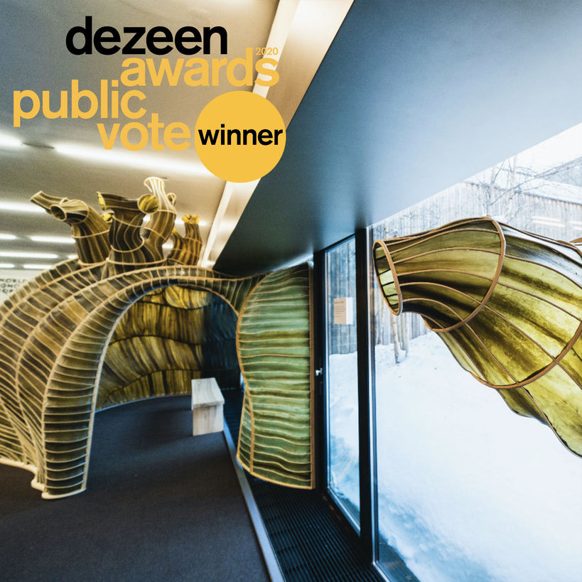 Department of Seaweed won Dezeen's public vote. Photo:  WEF/ Christian Clavadetscher