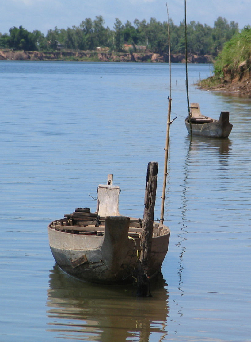 Veneitä Mekong -joella