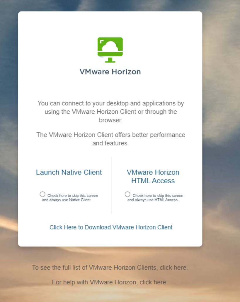 Vm Horizon Workstation Download For Mac
