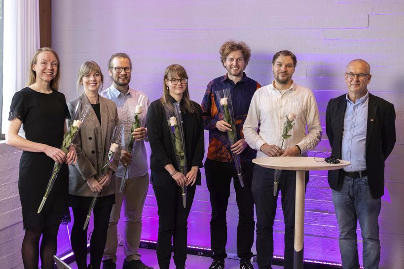Aalto University Pioneering Excellence_Award, Majakka project team. Photo: Mikko Raskinen