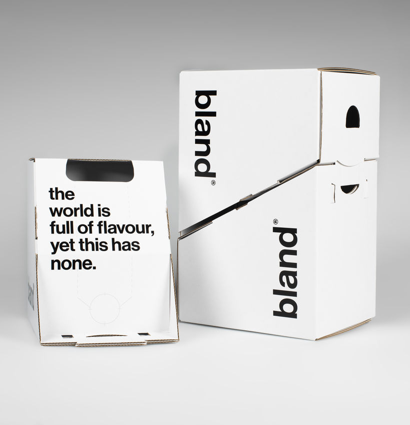 Package designs by team Bland