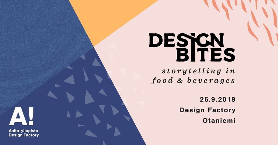 DesignBites storytelling event 26.9. at the Design Factory
