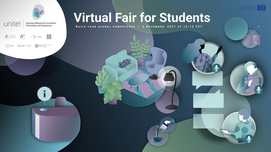 Unite! Virtual Fair for Students takes place on 3 November, 2021.