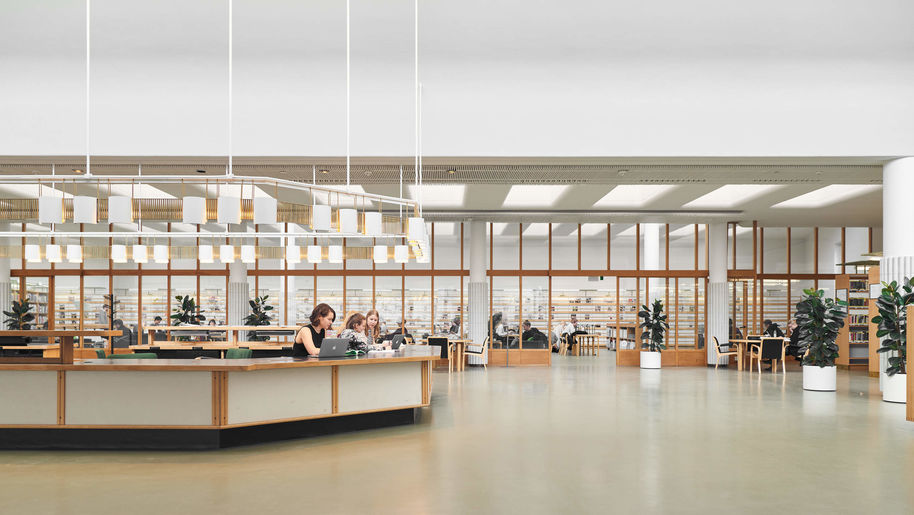 Aalto University library inside