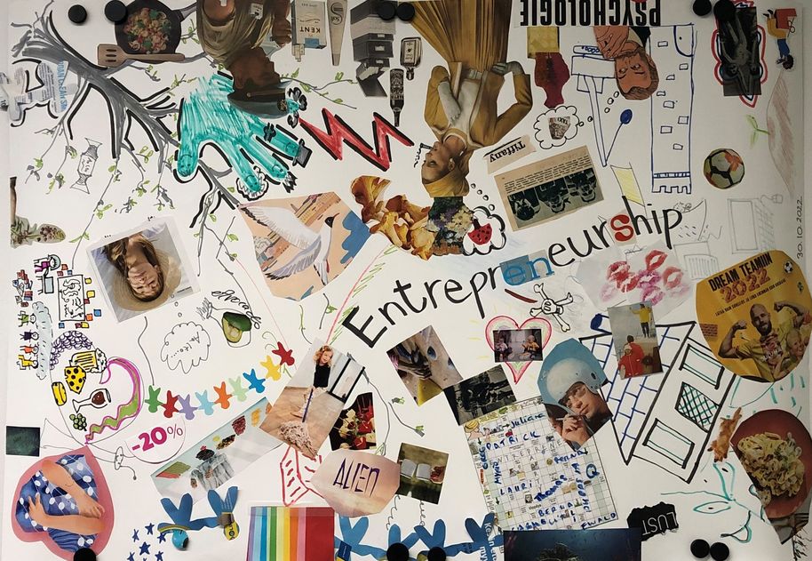 Visual and creative representation of entrepreneurship unit
