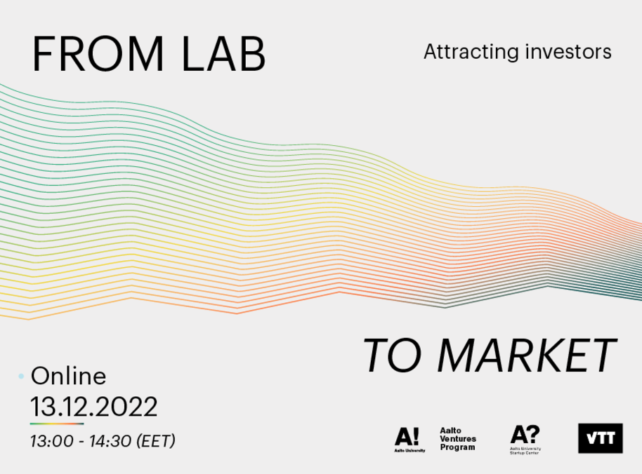 Decorative banner for From Lab to Market event
