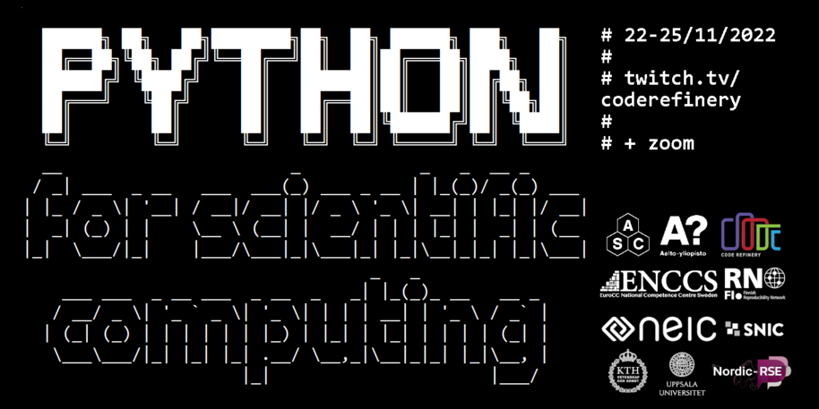 Python for Scientific Computing November 2022
