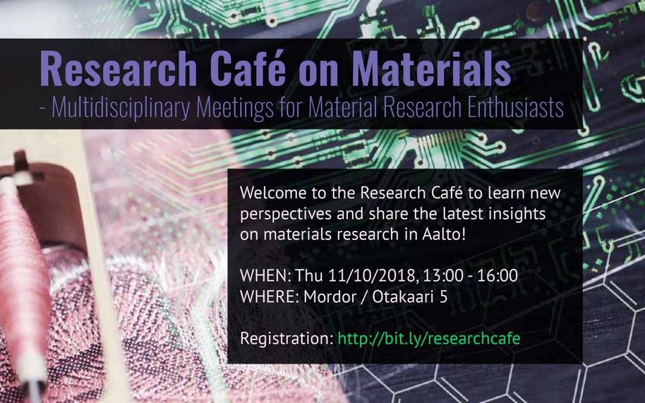 Research café on materials