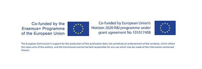 EU Commission funding logos and a disclaimer 