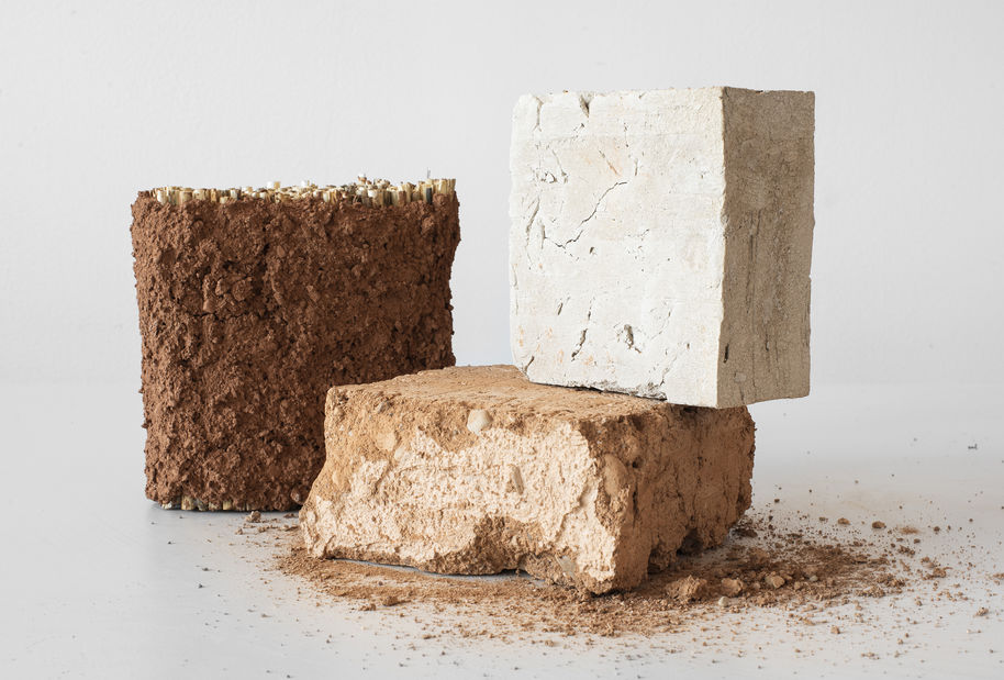 Building blocks made from carbon neutral materials