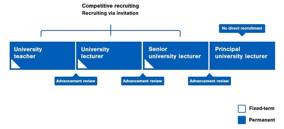 illustrative picture of lecturer's career path