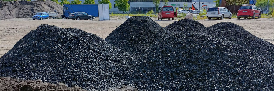 a pile of biochar at HSY
