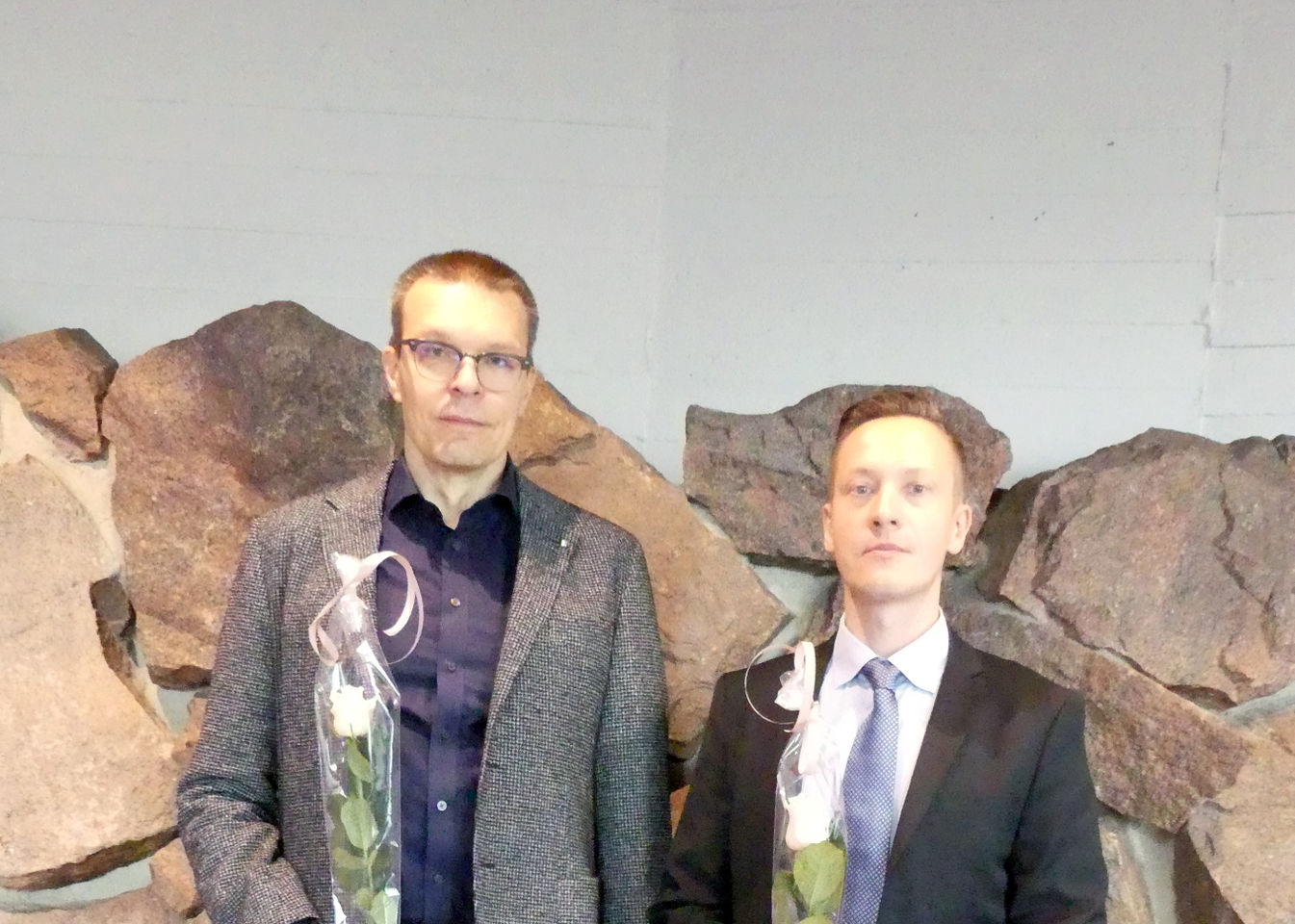 Samuel Kaski (left) and Pekka Manninen (right). Photo: Mary-Ann Alfthan.