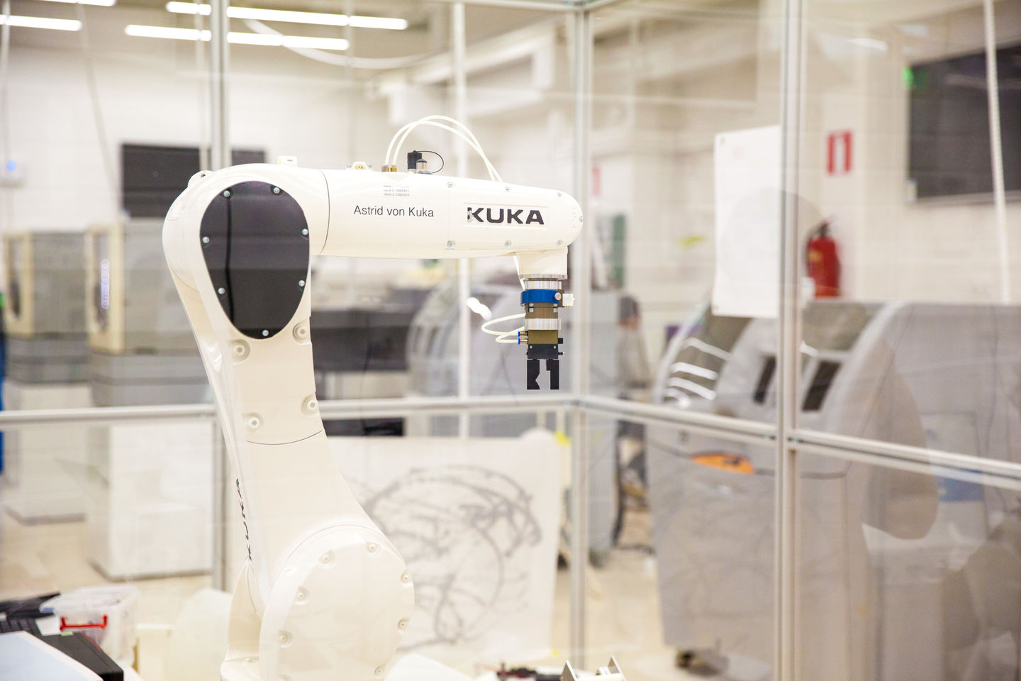Kuka robot at Aalto University