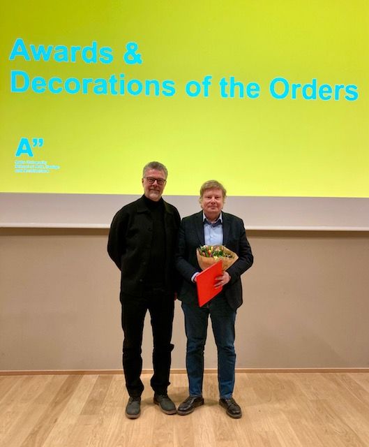Harri Laakso was awarded the ARTS Act of the Year Award