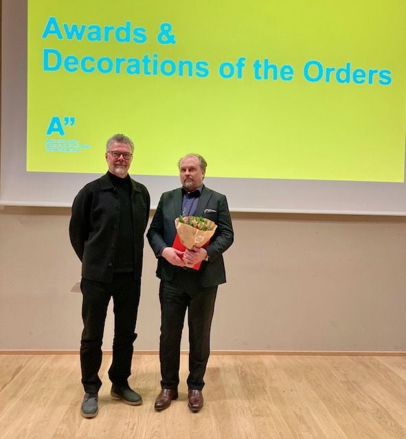 Rauno Ronkainen was awarded the Artistic Activity Award
