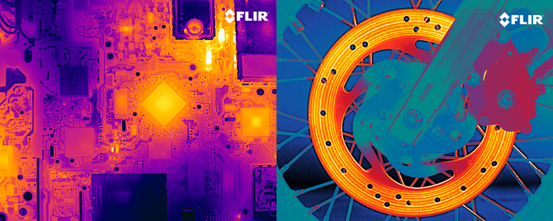 Sample images from FLIR cameras