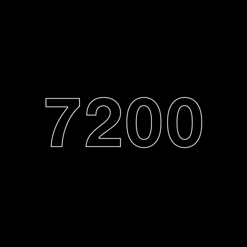 Number 7200