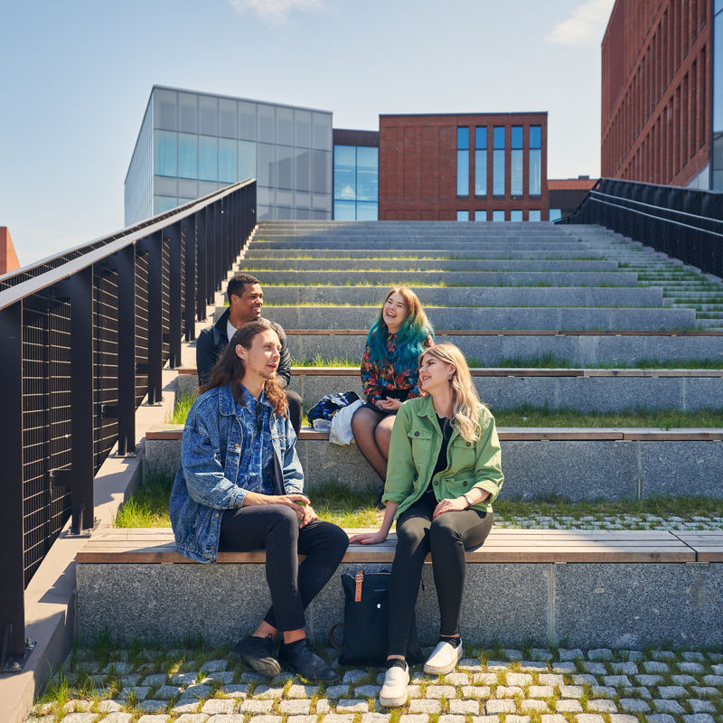 Students in campus